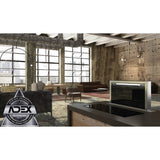 Downdraft Hood, 36'', Black Glass