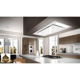 Ceiling-Mount Island Hood, 48'' Wx27'' D, Stainless Steel