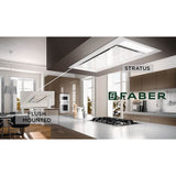 Ceiling-Mount Island Hood, 36'' Wx19'' D, Stainless Steel