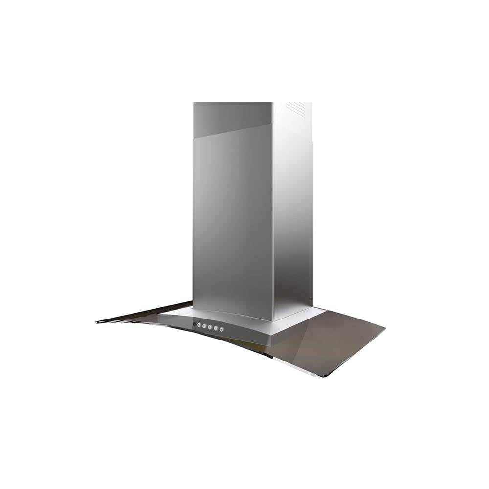 Glass Wall Hood with 600, 395 or 295 VAM Blower, 36'' W