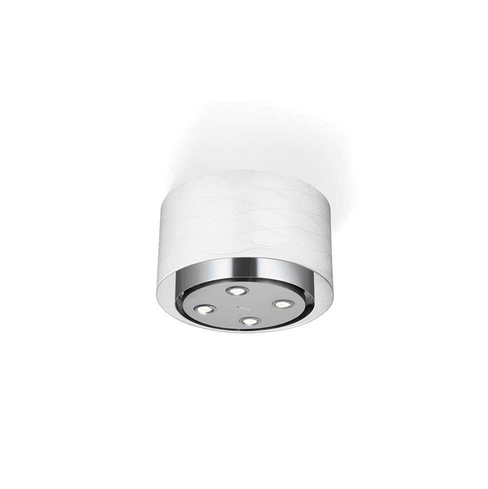 Round Up or Down Motion Island Hood with 400 cfm Class Blower, 16'' Dia