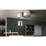 Round Up or Down Motion Island Hood with 400 cfm Class Blower, 16'' Dia