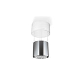 Round Up or Down Motion Island Hood with 400 cfm Class Blower, 16'' Dia