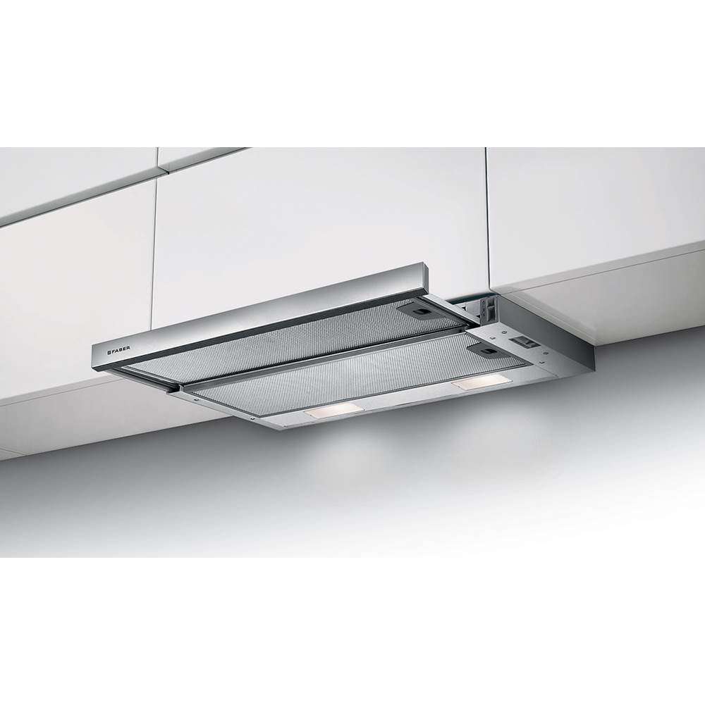 Faber - 30'' Wide Slide Out Under Cabinet Hood With 300 Cfm Class Blower