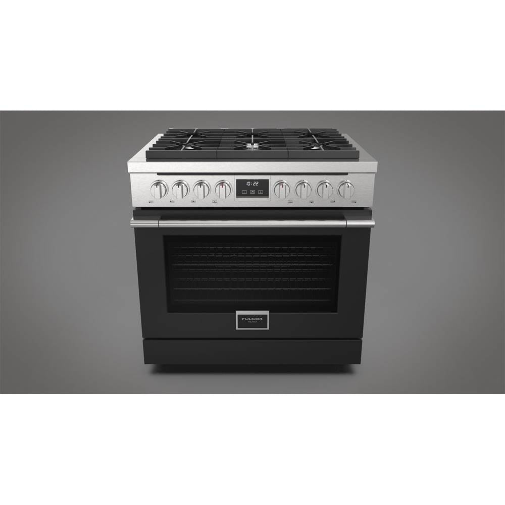 Fulgor Milano - 36'' Accento Range Door Color Kit - Matte Black - Matte Black
