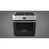 Fulgor Milano - 36'' Accento Range Door Color Kit - Matte Black - Matte Black