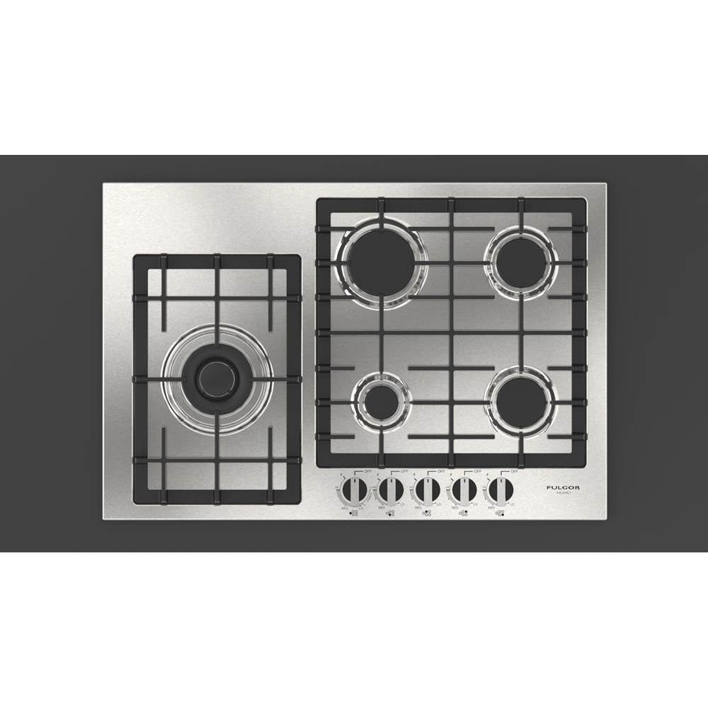 Fulgor Milano - 30'' 400 Accento Series Stainless Steel Gas Cooktop - Stainless Steel