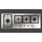 Fulgor Milano - 42'' 400 Accento Series Stainless Steel Gas Cooktop - Stainless Steel