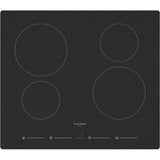 Fulgor Milano - 24'' 400 Series Stainless Steel Induction Cooktop - Black Glass With Aluminum Trim