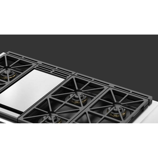 Fulgor Milano - 48'' Back Guard - Cast Iron Island Trim - Black