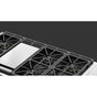 Fulgor Milano - 48'' Back Guard - Cast Iron Island Trim - Black