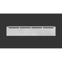 Fulgor Milano - 48'' Back Guard - 9'' High Back Trim - Stainless Steel