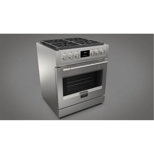Fulgor Milano - 30'' 600 Sofia Pro Series Freestanding Stainless Steel Gas Range - Stainless Steel
