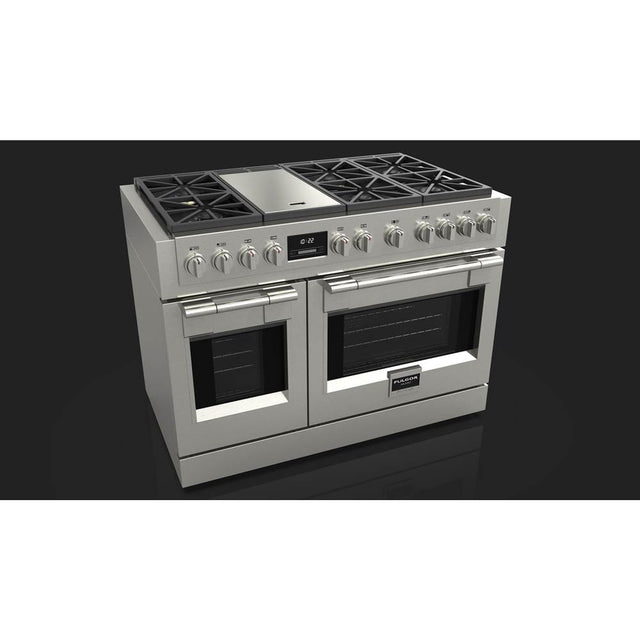 Fulgor Milano - 48'' 600 Sofia Pro Series Freestanding Stainless Steel Gas Range - Stainless Steel
