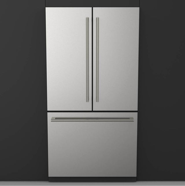 Fulgor Milano - 36'' 600 Series French Door Refrigerator (Handle Kit Required) - Stainless Steel