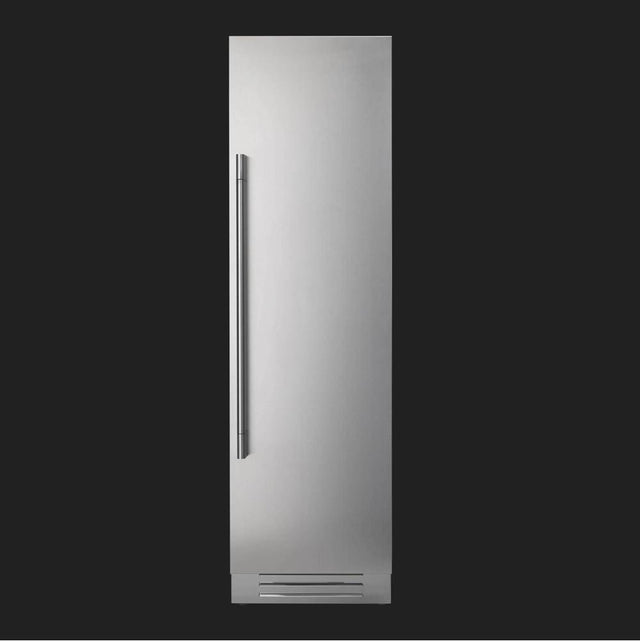 Fulgor Milano - 24'' Rh - Stainless Cladded Bottom Compressor Column - Freezer - Stainless Steel