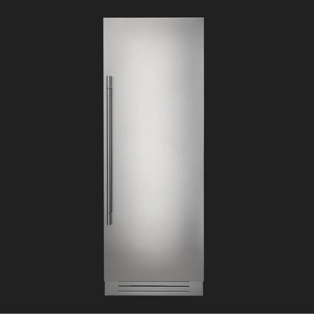 Fulgor Milano - 30'' Rh - Stainless Cladded Bottom Compressor Column - Freezer - Stainless Steel