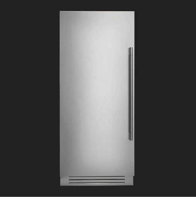 Fulgor Milano - 36'' Lh - Stainless Cladded Bottom Compressor Column - Refrigerator - Stainless Steel