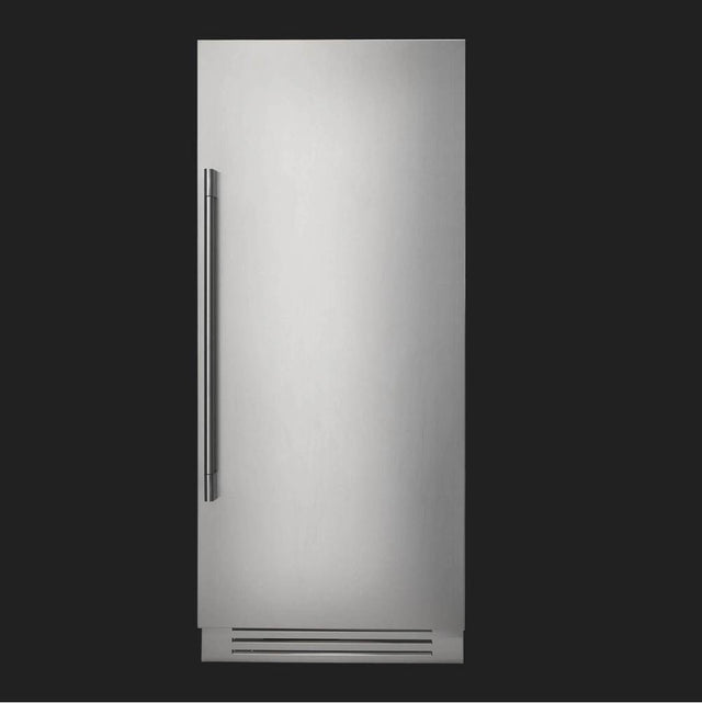 Fulgor Milano - 36'' Rh - Stainless Cladded Bottom Compressor Column - Refrigerator - Stainless Steel