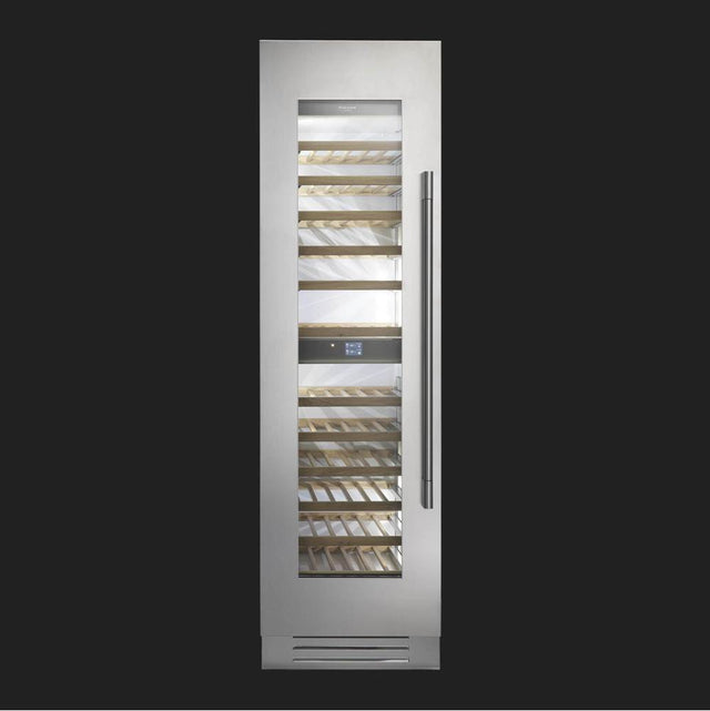 Fulgor Milano - 24'' Lh - Stainless Cladded Top Compressor Professional Column Unit With Professional Badge And Handle - Stainless Steel