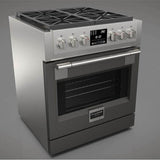Fulgor Milano - 30'' Pro Range Door Color Kit - Matte Grey - Matte Grey