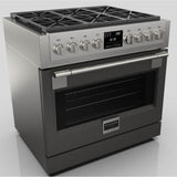 Fulgor Milano - 36'' Pro Range Door Color Kit - Matte Grey - Matte Grey
