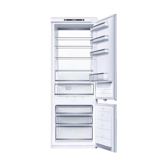 Fulgor Milano - 28'' Built In Overlay 12 Cu.Ft. Bottom Compressor With Dual Evaporators And 3 Temp Zones