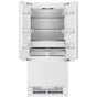 Fulgor Milano - 36'' Built In French Door Overlay 19.8 Cu Ft Bottom Compressor With Dual Evaporators And 3 Temp Zones With Ice Maker & Interior Water Dispenser