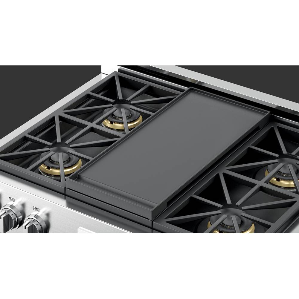 Fulgor Milano - Griddle For 36'' Range And Rangetops - Black