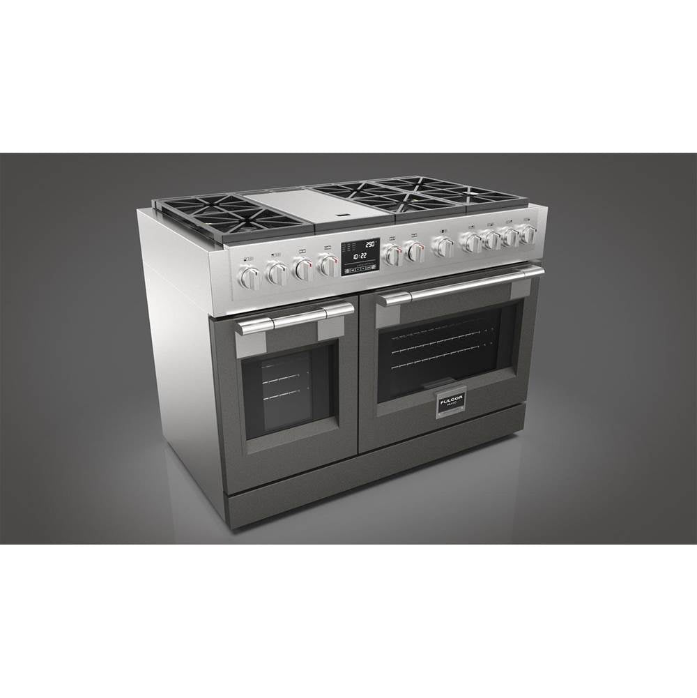 Fulgor Milano - 48'' Pro Range Door Color Kit - Matte Grey - Matte Grey