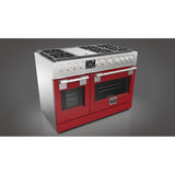 Fulgor Milano - 48'' Pro Range Door Color Kit - Red - Red