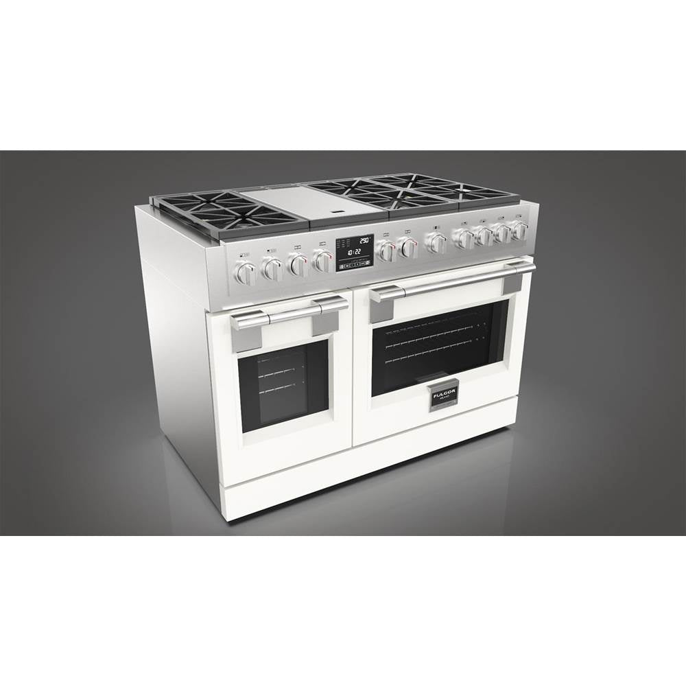 Fulgor Milano - 48'' Pro Range Door Color Kit - White - White