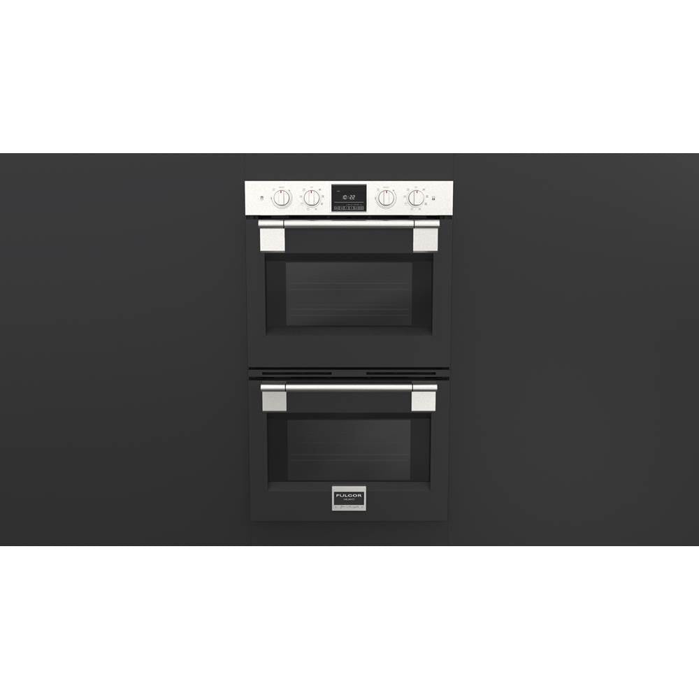 Fulgor Milano - 30'' Pro Upper Door Color Kit (No Badge) For Double Wall Oven - Matte Black - Must Be Used In Combination With Pdrkit30Mb (Toe Kick Is Not Used) - Matte Black