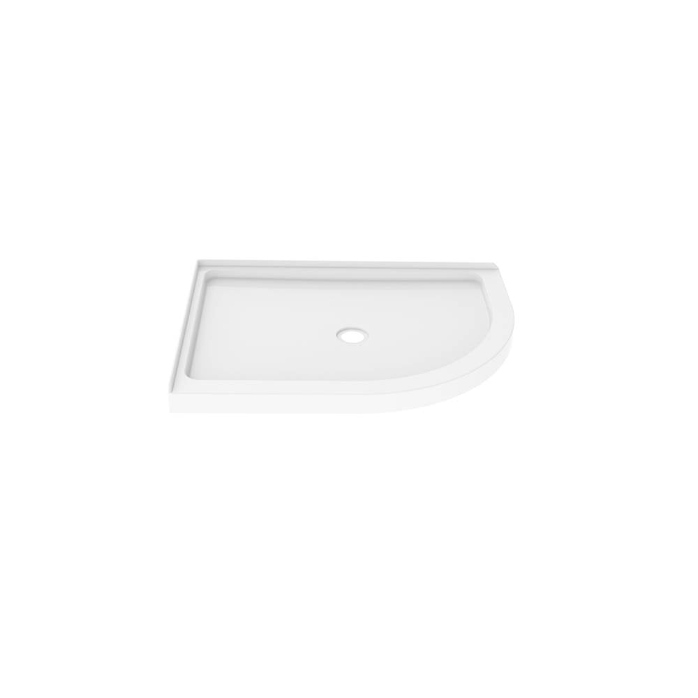 Fleurco - HALF-ROUND BASE/3648/WHITE/LEFT - White
