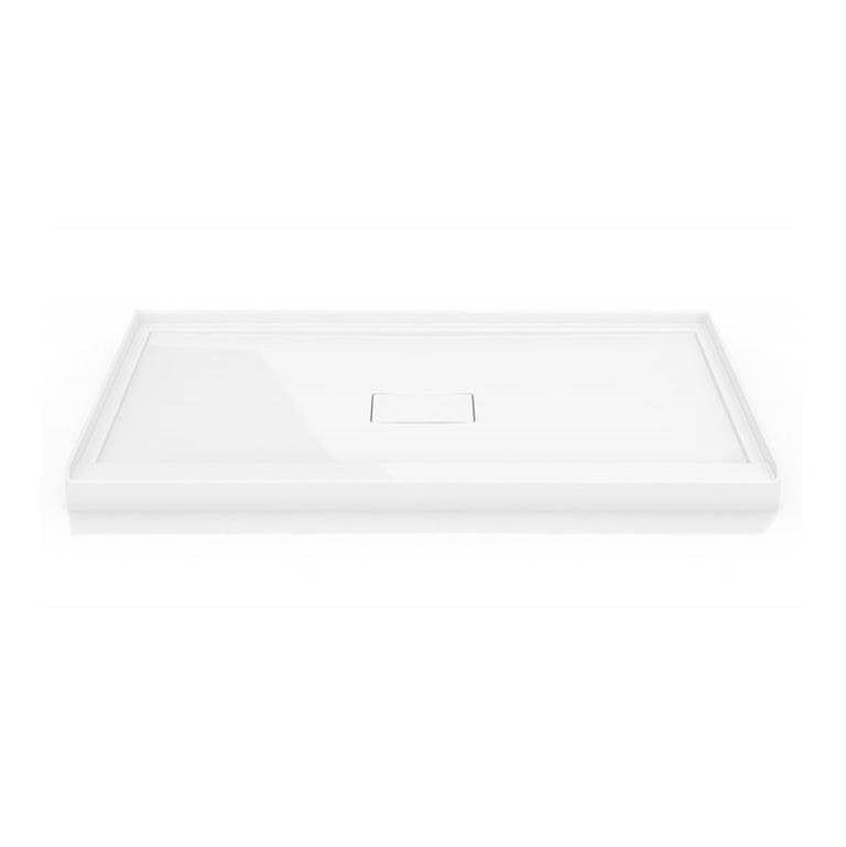 Fleurco - FLANGED BASE W/DRAIN COVER 3-FLANGE/4836/WHITE - White