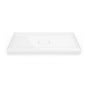 Fleurco - FLANGED BASE W/DRAIN COVER 3-FLANGE/4836/WHITE - White