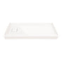 Fleurco - FLANGED BASE W/DRAIN COVER 2-FLANGE/6032/WHITE/LEFT - White