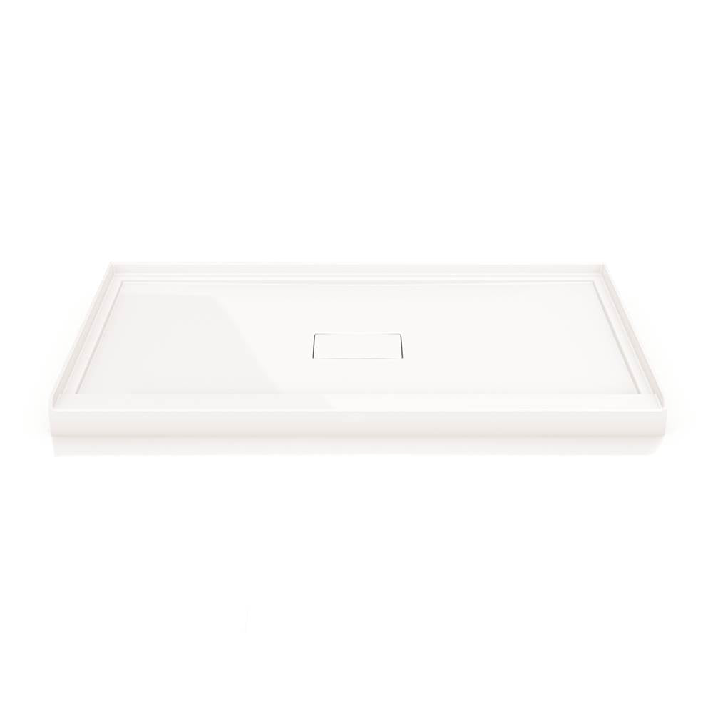 Fleurco - FLANGED BASE W/DRAIN COVER 3-FLANGE/4842/WHITE - White