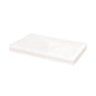 Fleurco - FLANGED BASE W/DRAIN COVER 2-FLANGE/6036/WHITE/LEFT - White