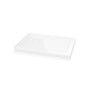 Fleurco - FLANGED BASE W/CORNER DRAIN COVER/2-FLANGE/4836/WHITE/LEFT - White