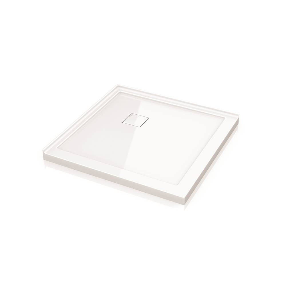 Fleurco - SQUARE BASE LOW-PROFILE/42''/WHITE - White