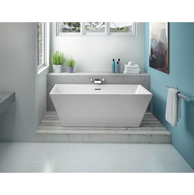 Fleurco - ARIA CALANDO PETITE TUB/5631/WHITE/WHITE DRAIN COVER - White