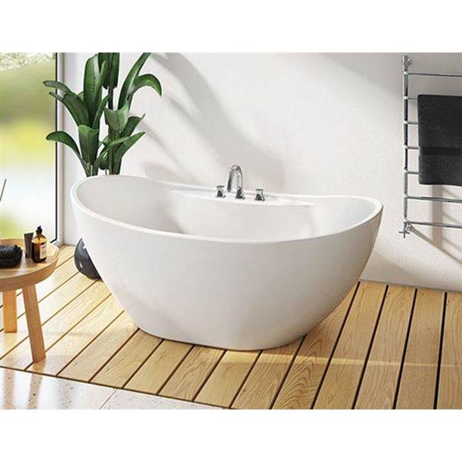 Fleurco - BOLERO OSSIA TUB/6935/WHITE/WHITE DRAIN COVER - White