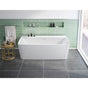 Fleurco - OPUS SONORO PLUS TUB/6731-WHITE/WHITE DRAIN COVER - White