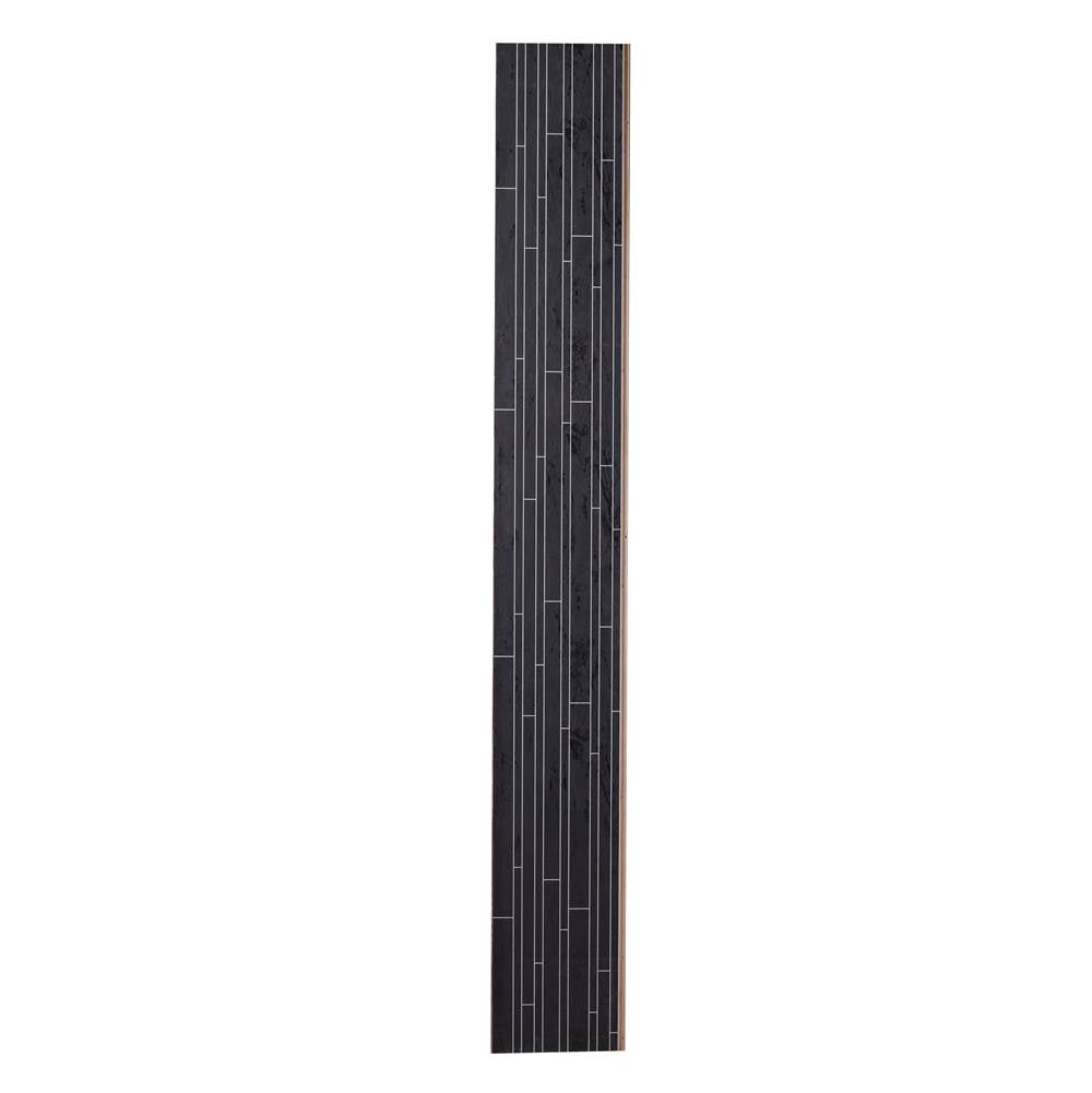 Fleurco - Fibo wall accent panel, 12.6 x 94.5,BLACK SLATE 1066, click 2 sides