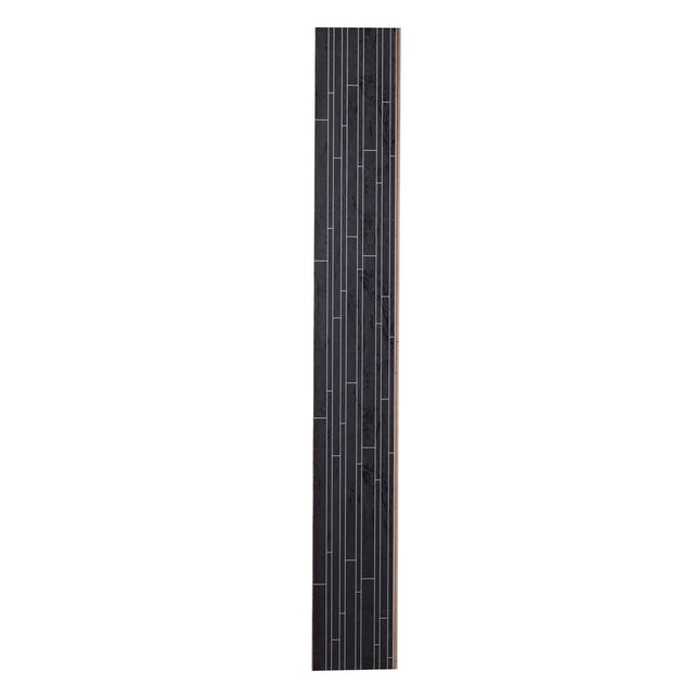 Fleurco - Fibo wall accent panel, 12.6 x 94.5,BLACK SLATE 1066, click 2 sides
