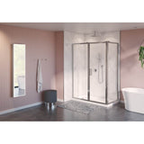 Fleurco - ELERA 2-SIDED 49X32/CHROME/79H/SEKUR+/IN&OUT PIVOT - Chrome