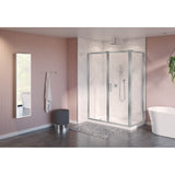 Fleurco - ELERA 2-SIDED 59X42/BRUSHED NICKEL/79H/SEKUR+/IN&OUT PIVOT - Brushed Nickel