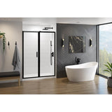 Fleurco - ELERA INLINE 51''/MATTE BLACK/79H/SEKUR+/IN&OUT PIVOT - Matte Black