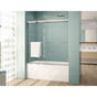 Fleurco - CORDOBA PLUS TUB 10MM/60/MATTE BLACK/CLEAR GLASS/ SEKUR+ - Matte Black With Clear Glass